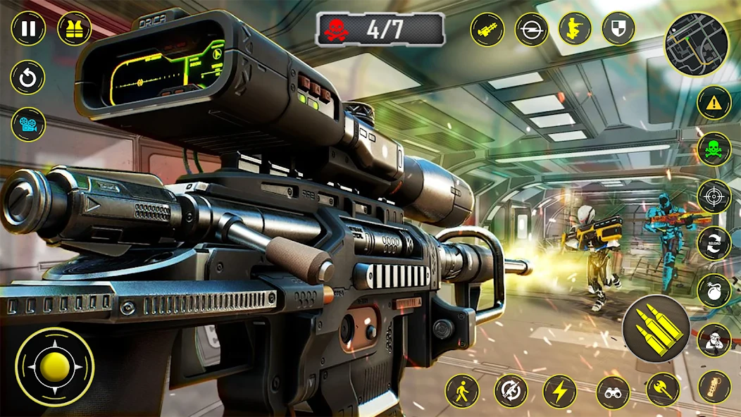 Counter Terrorist Robot Shooting Game: fps shooter screenshot 1