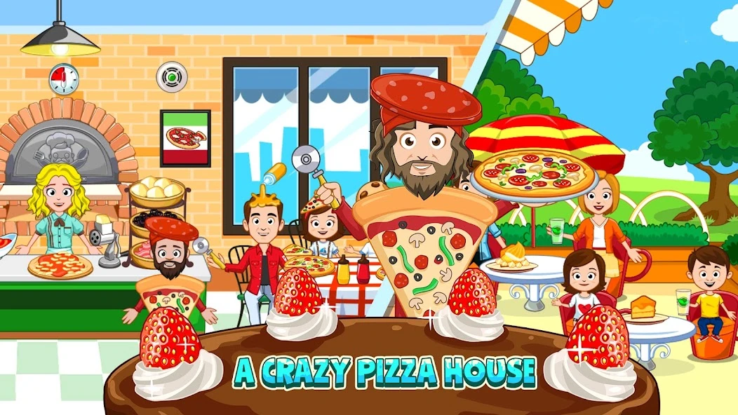 My Town : Bakery & Pizza Store Free screenshot 5