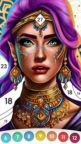 Color By Number For Adults screenshot 2