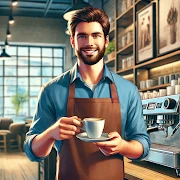 Coffee Shop Simulator 3D Cafe APK icon