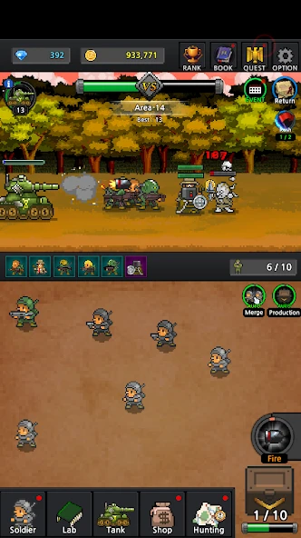 Grow Soldier - Idle Merge game screenshot 4