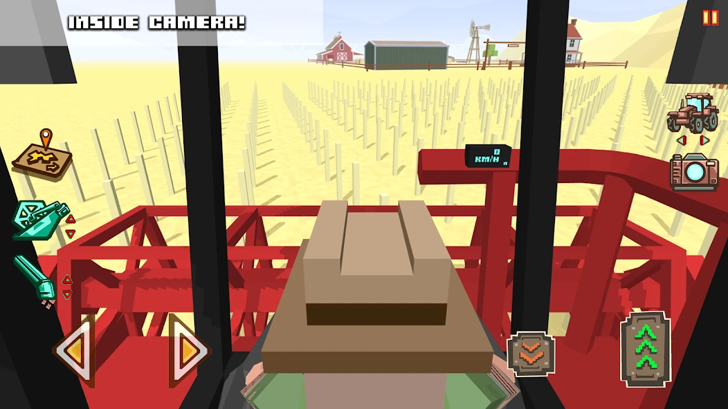 Blocky Farm Racing & Simulator - free driving game screenshot 3