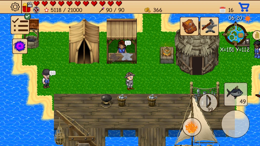 Survival RPG: Pirate Adventure APK screenshot 4