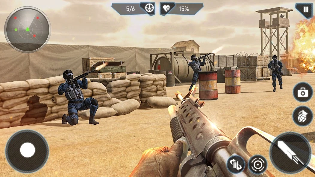 Modern FPS Combat Mission - Counter Terrorist Game screenshot 5