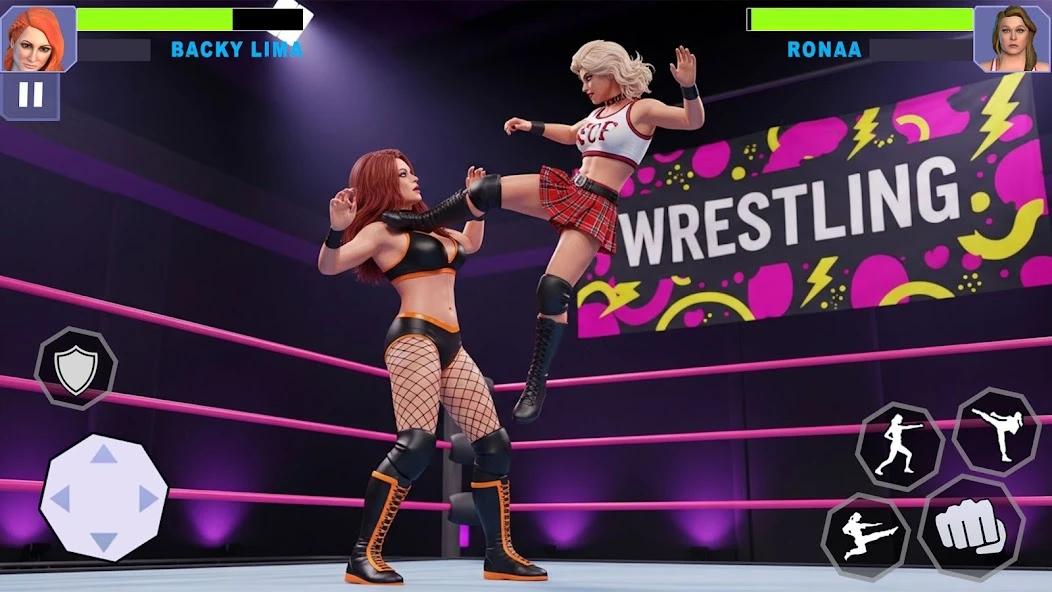 Bad Girls Wrestling 2018: Hell Ring Women Fighting screenshot 3