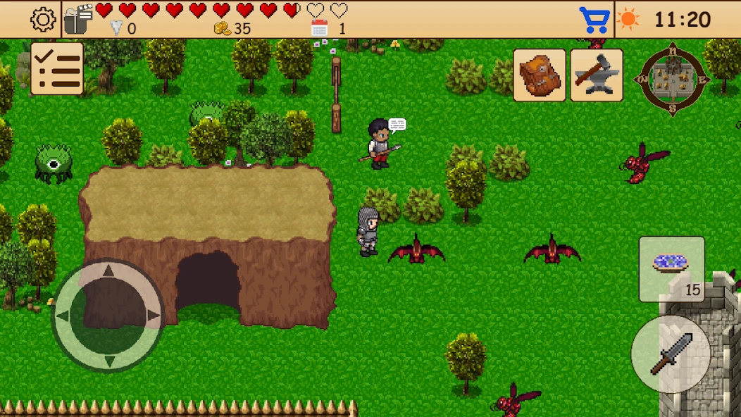 Survival RPG 3: Lost in time adventure retro 2d screenshot 4