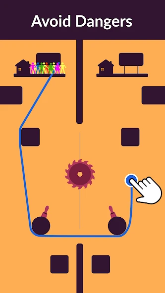 Zipline Valley - Physics Puzzle Game screenshot 5