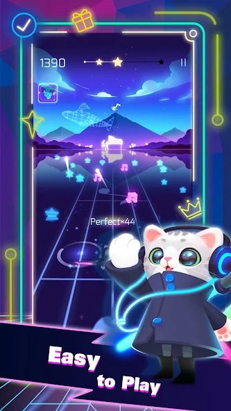 Sonic Cat - Slash the Beats??️ screenshot 2