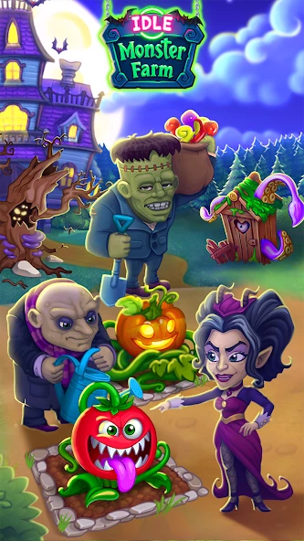 Idle Monster: Happy Mansion in Click Away Village screenshot 1