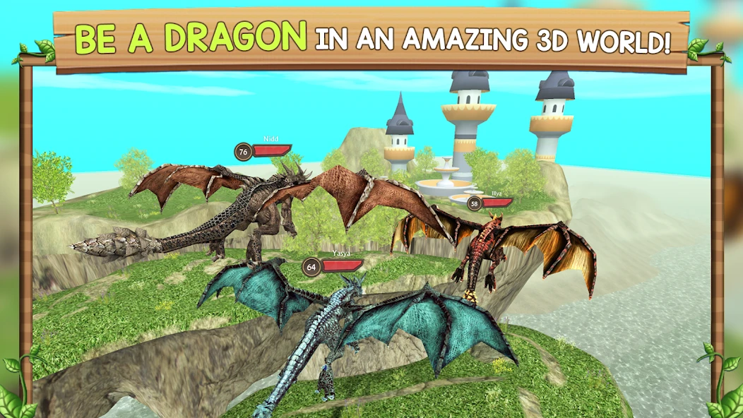 DRAGON SIM ONLINE: BE A DRAGON screenshot 1