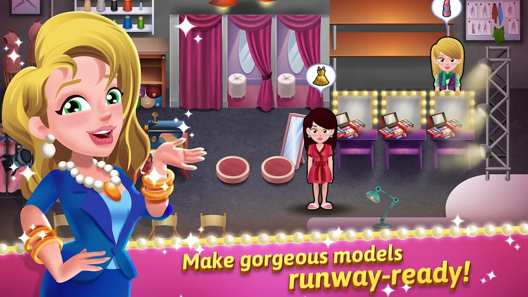 Top Model Dash - Fashion Time Management Game screenshot 1