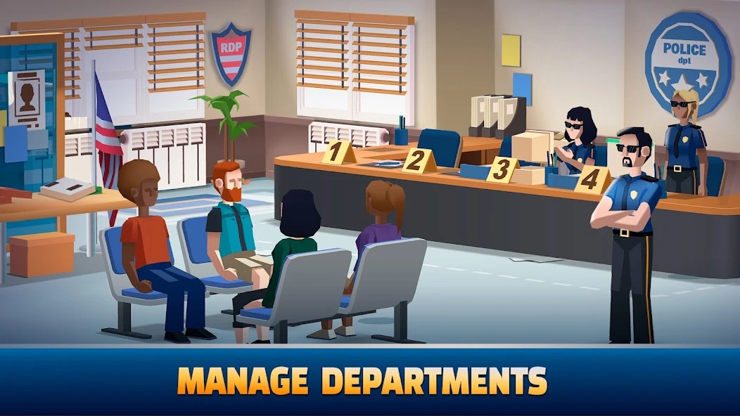 Idle Police Tycoon - Cops Game screenshot 2