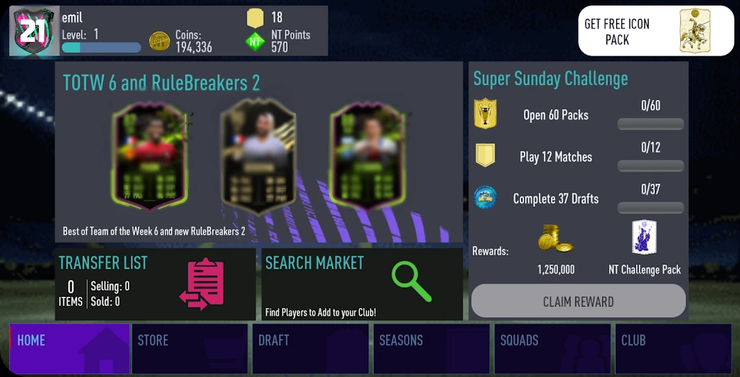 Download NT 21 Draft Simulator (MOD, Unlimited Money) 167 screenshot 4
