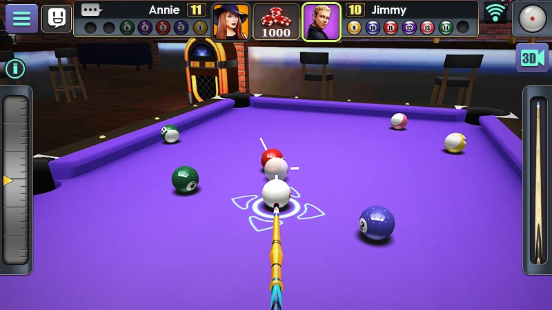 3D бильярд screenshot 4