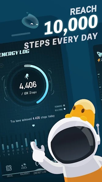 Walkr: Fitness Space Adventure screenshot 1