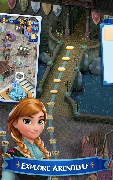 Disney Frozen Free Fall - Play Frozen Puzzle Games screenshot 4
