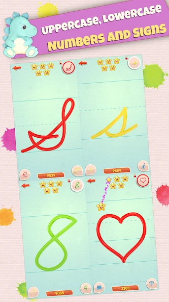 LetraKid Cursive: Alphabet Letters Writing Kids screenshot 2