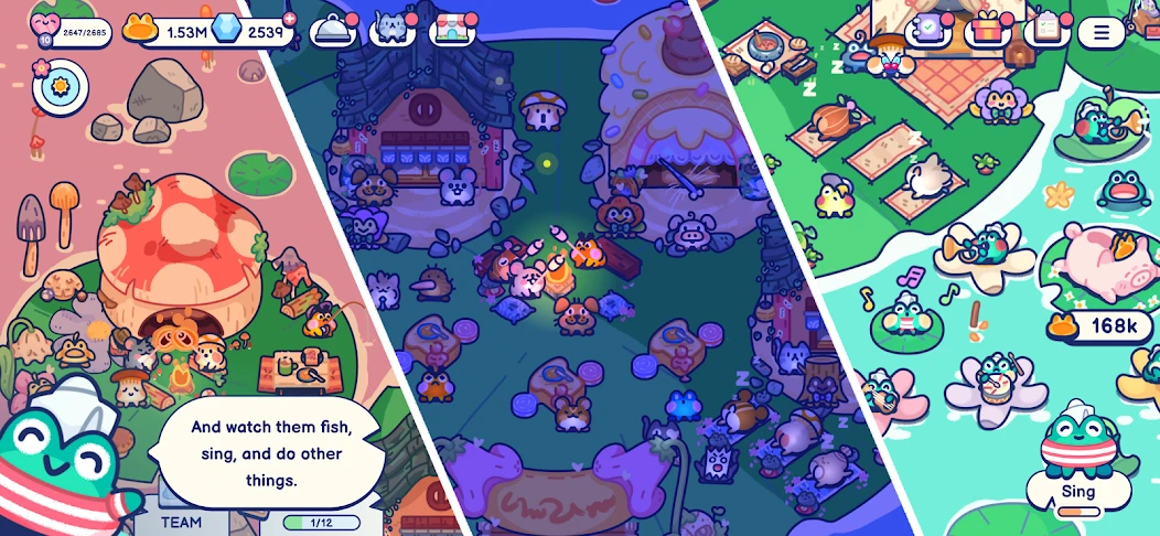 Pond Pals: Cozy Glamping Game APK screenshot 4