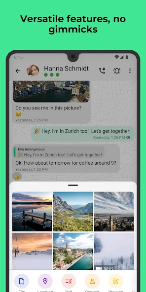 Threema. Secure and private Messenger APK screenshot 2