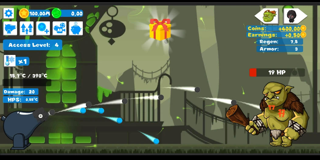 Idle Cannon Quest: Tap Clicker screenshot 3