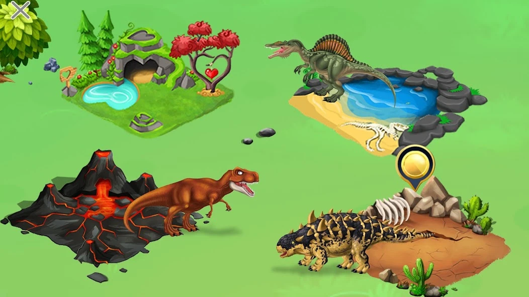 DINO WORLD - Jurassic dinosaur game screenshot 2
