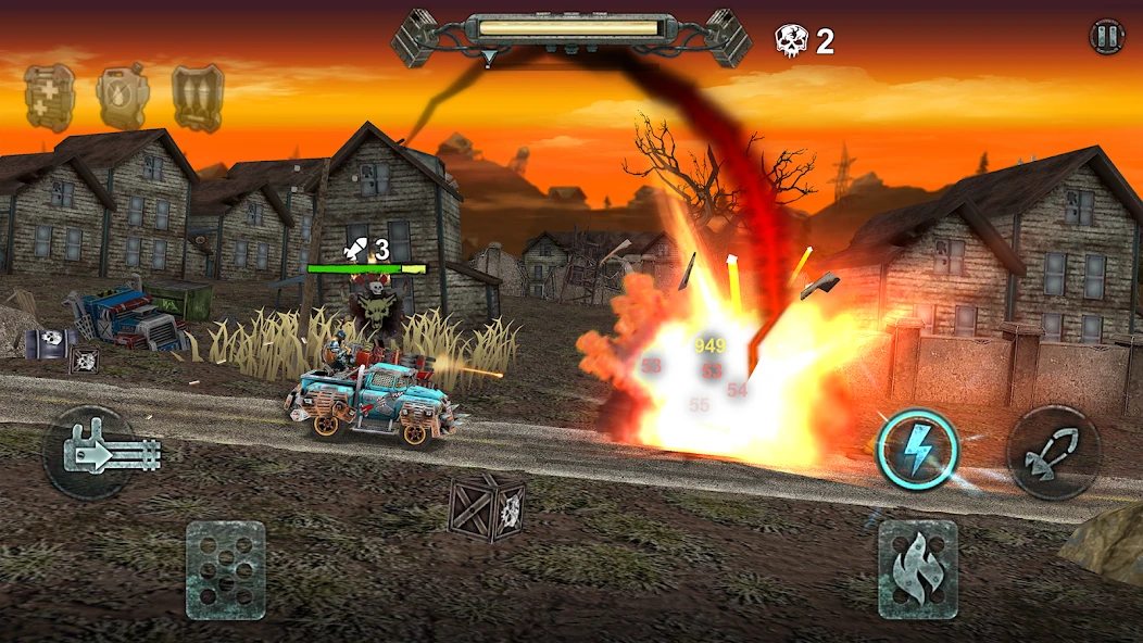 Dead Paradise Car Race Shooter screenshot 1