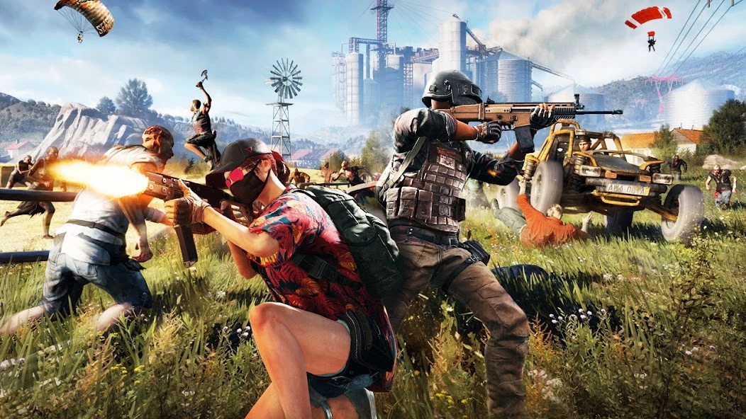 Zombie 3D Gun Shooter- Real Survival Warfare screenshot 1