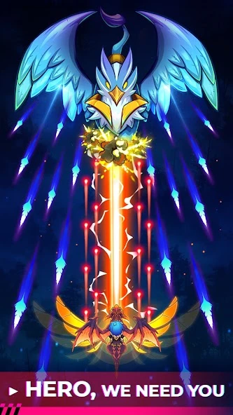 Dragon Wings - Space Shooter screenshot 2