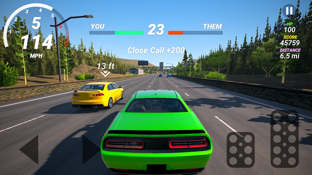 No Hesi Car Traffic Racing APK screenshot 2