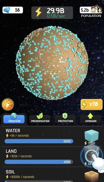 Idle World ! screenshot 2