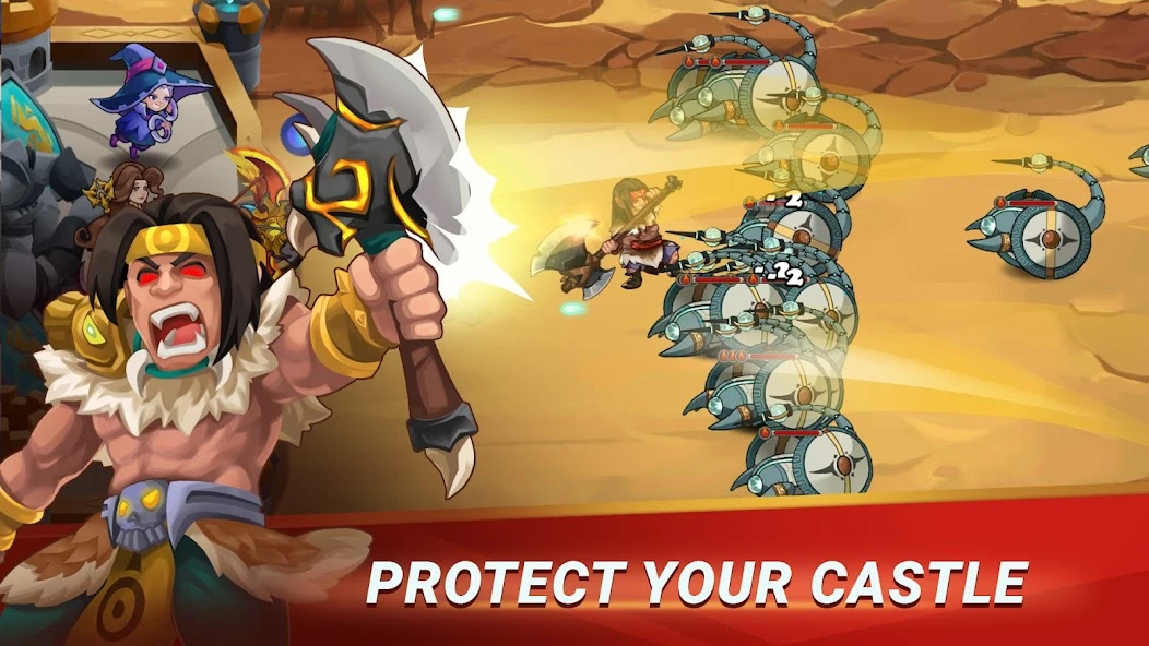 Castle Defender Premium: Hero Idle Defense TD screenshot 2
