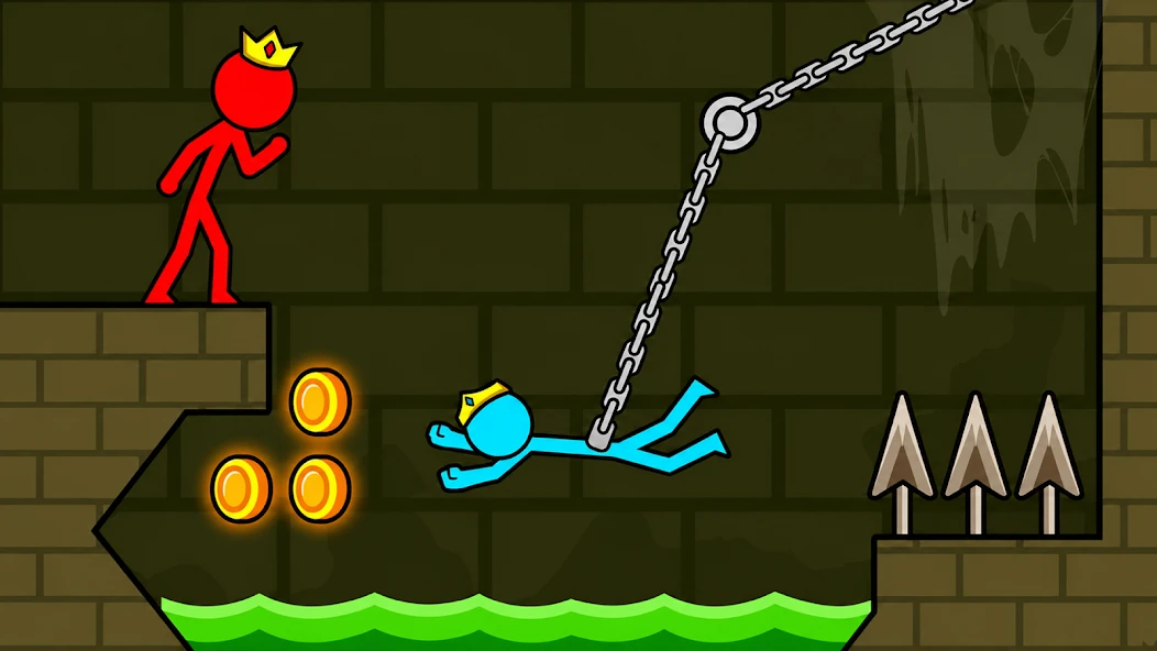 Red and Blue Stick: Animation APK screenshot 1