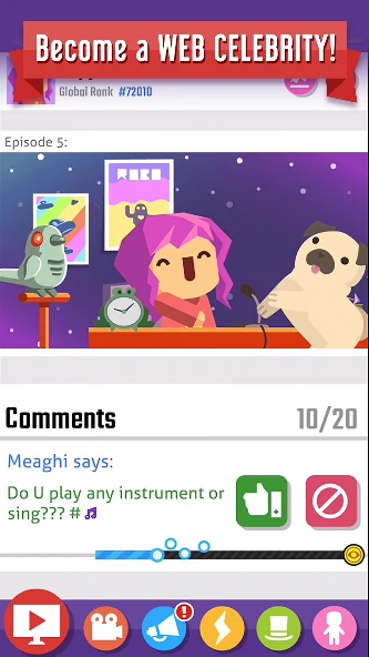 Vlogger Go Viral - Clicker screenshot 5