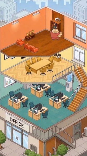 Office Cat: Idle Tycoon Game APK screenshot 5
