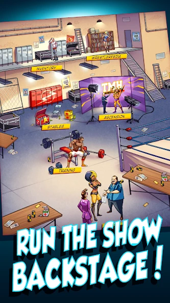 The Muscle Hustle: Slingshot Wrestling screenshot 1