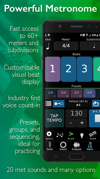 TonalEnergy Tuner and Metronome APK screenshot 5