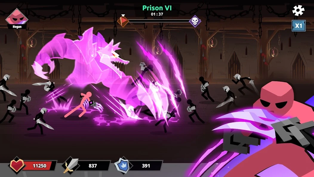 Stickman Roguelike: Epic RPG APK screenshot 5
