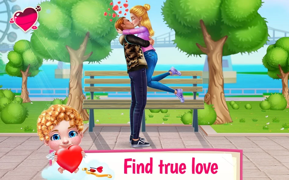 First Love Kiss - Cupid’s Romance Mission screenshot 1