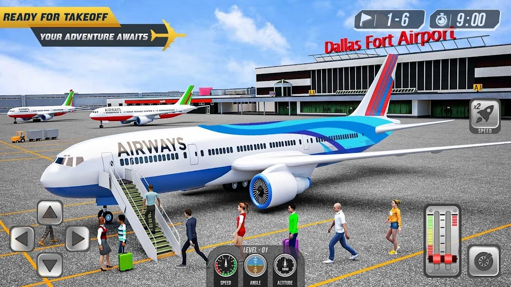 Airplane Real Flight Simulator 2019: Pro Pilot 3D screenshot 1