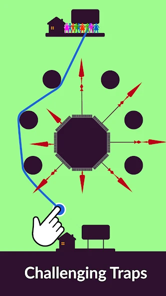 Zipline Valley - Physics Puzzle Game screenshot 4
