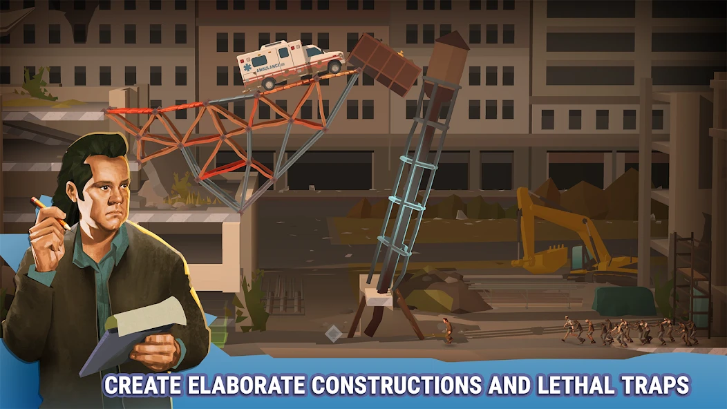 Bridge Constructor: The Walking Dead APK screenshot 3