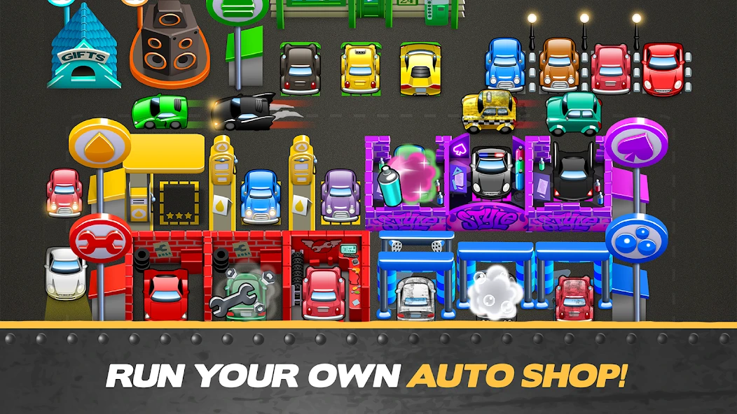 Tiny Auto Shop - Car Wash and Garage Game screenshot 1