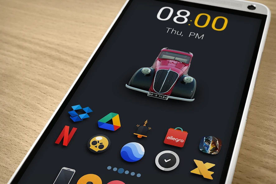 Darko – Icon Pack APK screenshot 1