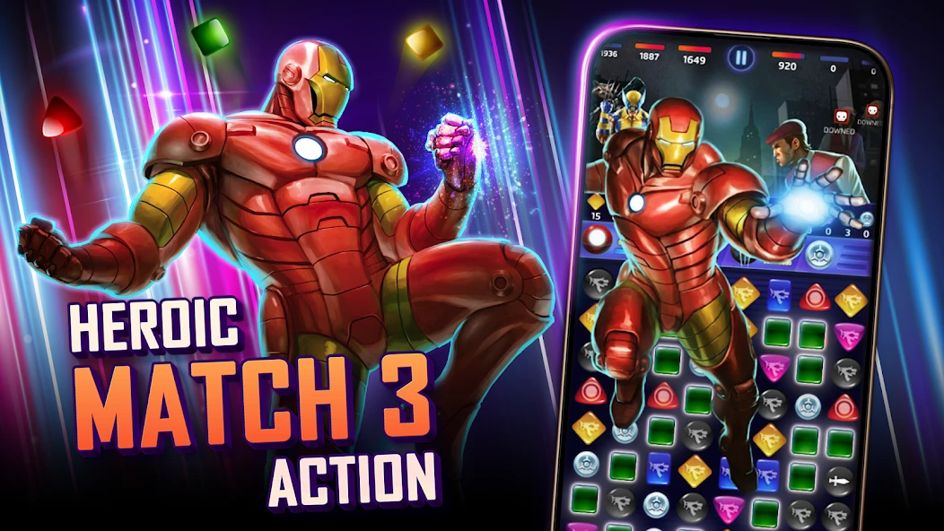 Marvel Puzzle Quest screenshot 2