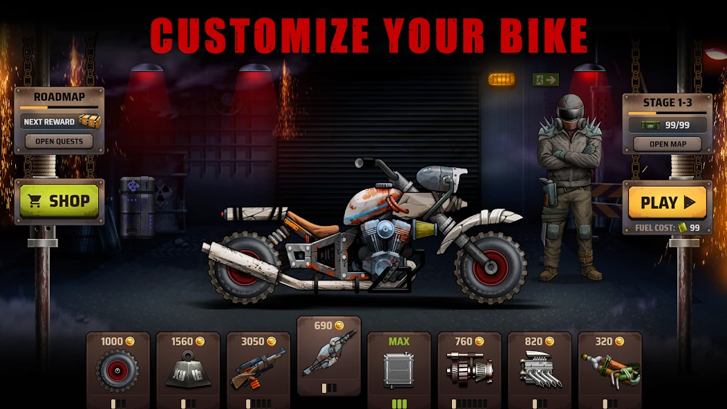 Dead Hill Racing: Zombie Climb APK screenshot 1