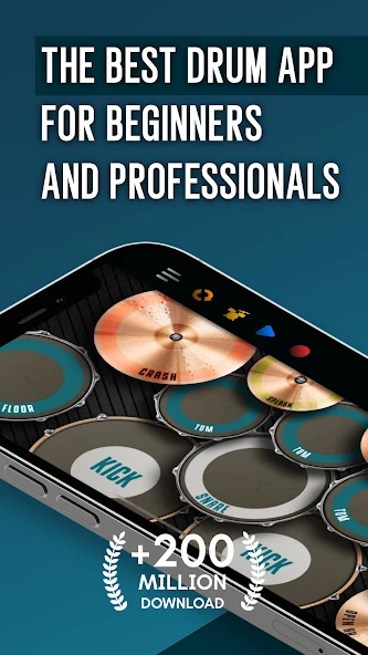 REAL DRUM: Electronic Drum Set screenshot 1
