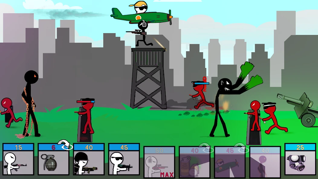 Stickman Army: World War Legacy Fight screenshot 4