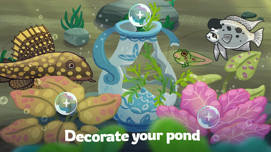 Pondlife – Relaxing Fish Game APK screenshot 3