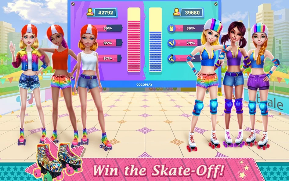 Roller Skating Girls screenshot 4