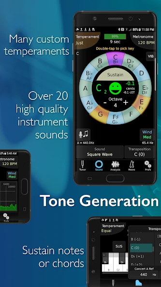 TonalEnergy Tuner and Metronome APK screenshot 3
